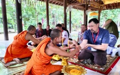 Monk Blessings Khmer Culture